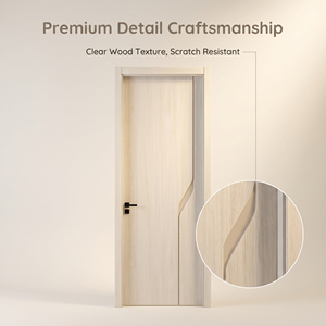 <span class=keywords><strong>Porta</strong></span> Interna Moderna Personalizzabile in Legno Massello Melaminico Preassemblata, Ecologica, Impermeabile, con Isolamento Acustico, a Battente, per la <span class=keywords><strong>Casa</strong></span> - Product Image 4