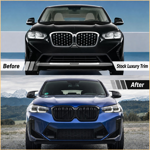 Kit de carrosserie complet (pare-chocs avant et arrière) style M Sport X4M avec calandre pour BMW X4 G02 <span class=keywords><strong>2021</strong></span>+ - Kit de conversion - Vente en gros - Product Image 5