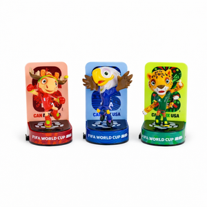 <span class=keywords><strong>Pack</strong></span> de collection édition commémorative <span class=keywords><strong>FIFA</strong></span> 2026 – 6 CM Maple-Clutch-Zayu en ABS, matériau écologique – Soutenez votre équipe rapidement - Product Image 2