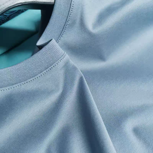 T-shirt da <span class=keywords><strong>uomo</strong></span> di lusso all'ingrosso in cotone Pima premium lucido, tinta unita, mercerizzato, vestibilità <span class=keywords><strong>slim</strong></span> per affari e tempo libero - Product Image 4