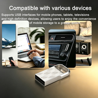 Somnambulist High Speed USB Drive USB Flash Drive 8G 16GB 32GB 64GB 128GB 256GB USB Metal Memory Stick Kapasitas Asli