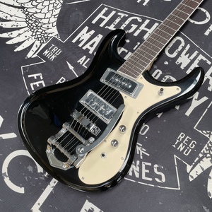 <span class=keywords><strong>Guitarra</strong></span> Eléctrica Black <span class=keywords><strong>Deluxe</strong></span> Mark II Ventura Johney Ramne Mosrte con Barra de Trémolo Tun-A-Matic, Envío Rápido - Product Image 1