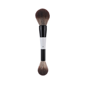 Pinceau de maquillage double embout 40 mm en fibres synthétiques, forme ronde, pour fard à joues et contouring, origine Cangzhou - Product Image 2
