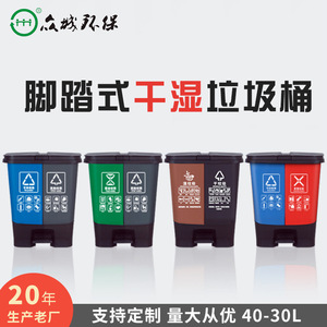 ถังขยะแบบมีฝาปิด 20 ลิตร 40 ลิตร 60 ลิตร แบบเหยียบเท้า ผลิตจากพลาสติก HDPE สำหรับใช้ในบ้านและนอกบ้าน รูปทรงสี่เหลี่ยม - Product Image 3