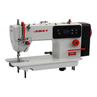 JUKKY 9808 Machine à coudre industrielle informatisée à point droit avec alimentation par aiguille pour l'industrie du cuir et des vêtements