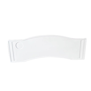 Mesa de comedor para cama de hospital, material ABS, blanca, ajustable, para adultos y ancianos - Product Image 1
