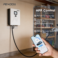 Cargador Rápido de CC Penoda de 40kW, OEM ODM, EVSE Comercial, Compatible con OCPP, CCS1, CCS2, NACS, GBT, Estación de Carga para Vehículos Eléctricos, WallBox, Nuevo