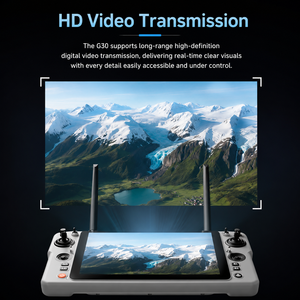 Station de sol Skydroid G30 pour drone de patrouille de sécurité, portée 30 km, écran HD 10,1 pouces, contrôleur de vol à commutation automatique double bande - Product Image 3