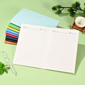 Cuaderno A5 Candy Simple de Alta Calidad con Tapa Dura, Encuadernación en Espiral, Cubierta de Cuero PU, 100 Hojas, Logotipo Personalizado al por Mayor, Color Sólido - Product Image 4