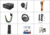 Firecore HX-9004 dasbor 4 saluran, kamera Dvr perekam mengemudi mobil WiFi 720P 1080P ADAS DMS Bus 4G, sistem kamera keamanan