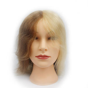 Vraies coiffures humaines Mannequin poupée factice pratique coupe mourir coiffeur formation tête mannequins - Product Image 3