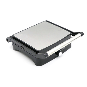 Groothandel Best Verkopende Elektrische Contactgrill <span class=keywords><strong>Panini</strong></span> Steak Kalkoenpers Elektrische Grills Met Roestvrijstalen Behuizing