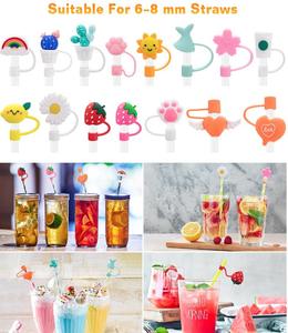 2024 nuevo diseño Mermaid Tail Straw Topper tapa <span class=keywords><strong>de</strong></span> paja para beber para vaso Stanley Cup 40 oz - Product Image 6
