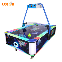 Table de hockey aérien électronique à monnayeur pour 2 joueurs, personnalisable OEM/ODM par Loson Factory, machine de jeu d'arcade pour centre de jeux
