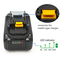 Batterie lithium-ion TPCELL améliorée 4Ah/8Ah/10Ah pour outils électriques Makita 18V, remplacement pour LXT BL1850 BL1840 avec BMS