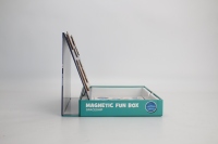Boîte magnétique en forme de livre OEM/ODM, boîte magnétique amusante, vaisseau spatial, jeu imaginatif, créez votre propre vaisseau spatial pour les enfants de 4 à 6 ans