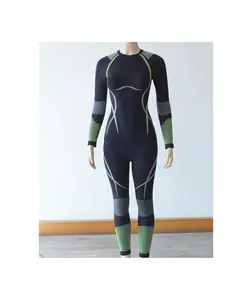 Full Wetsuit Custom Volwassen Vrouwen Hoge Kwaliteit Flat Lock Stiksels Gemengde Kleur Duikpak Neopreen Full Wetsuit