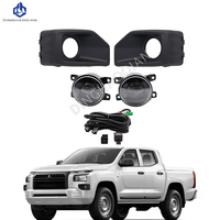 Feux antibrouillard LED pour Mitsubishi TRITON L200 2023 2024, avec cache de phare antibrouillard, grille, cadre, faisceau et kit interrupteur
