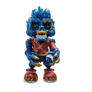 Action Figure in PVC Personalizzata a Forma <span class=keywords><strong>di</strong></span> Scheletro Mostro, Testa Mobile Non Tossica, Collezionabile per Età 6+ - Product Image 1