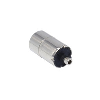 Connecteur de surveillance ZX DC 35135 à âme pleine, diamètre extérieur 60, prise de cordon d'alimentation nickelée, fiche en caoutchouc noir pour