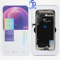 Vente en gros d'usine OEM, accessoires de téléphone portable de haute qualité pour iPhone JK Incell 12 Mini, écran LCD, 100% testé, 1 an de garantie