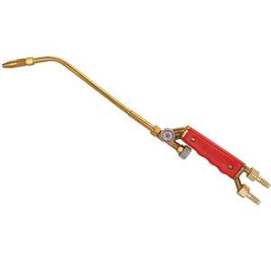 Torche de soudage H01-61220, plaquée cuivre, allumage manuel, interrupteur simple, pour outils de soudage au gaz acétylène, propane, oxygène, GPL - Product Image 1