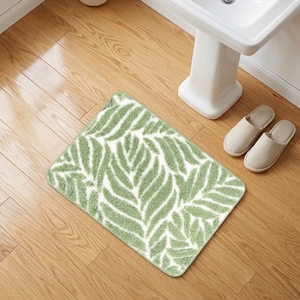 <strong>Sage</strong> <strong>Green</strong> Handmade Rectangular Bathroom Rugs &amp; <strong>Mats</strong> Non Slip Absorbent Microfiber <strong>Bath</strong> <strong>Mat</strong> for Shower Tub - Product Image 2