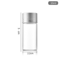Großhandel Fläschchen aus klarem Bernstein glas 5ml 8ml 10ml 12ml 15ml 20ml 25ml 30ml Größen Gold/Silber Schraub verschluss für Hautpflege-Serum kartons