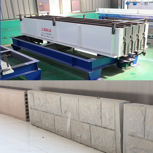 เครื่องทำแผ่นรั้วซีเมนต์อัดแรงควบคุมด้วย PLC อัตโนมัติ และเครื่องทำผนังคอนกรีตสำเร็จรูปแบบหินเห็ด - Product Image 4