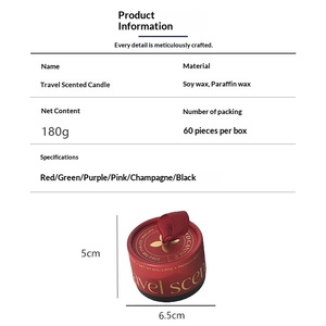 شمعة معطرة JXZ الجديدة والرائجة لعام <span class=keywords><strong>2026</strong></span>، أنيقة ومناسبة كهدايا للعروس ووصيفات العروس والضيوف في حفلات الزفاف - Product Image 3