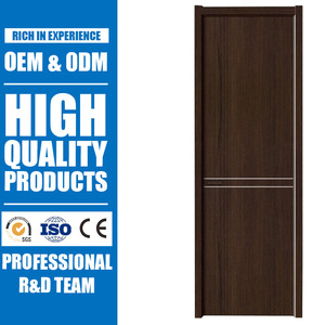 Pintu Kayu Modern Berlapis Cat Fitur Keamanan Digital Integrasi Rumah Pintar Insulasi Panas Tahan Air Konstruksi Tahan Lama untuk - Product Image 1