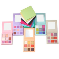 Palette d'ombres à paupières de maquillage sans cruauté, casseroles rondes de 26mm et casseroles carrées de 22mm, bricolage personnalisé 9/12/15/16/18 Palette d'ombres à paupières de couleurs