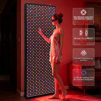 REDSKY OEM ODM Panneau de luminothérapie LED rouge à 9 longueurs d'onde, puissance élevée de 6000 W, pour tout le corps