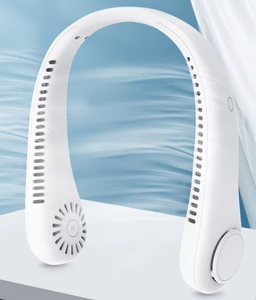 Meilleur ventilateur de cou portable rechargeable par USB, mini ventilateur personnel mains libres pour femmes et hommes, cadeau - Product Image 1