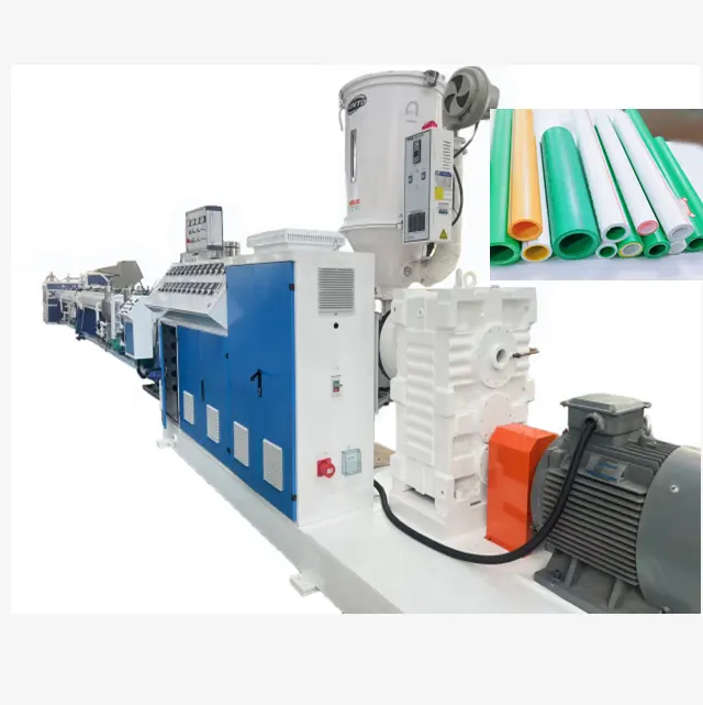 Plastic PPR PE Pipe Production Machine/Water Pipe Manufacturing Line/Three-layer pipe extrusion machine