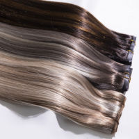 Extensions de cheveux humains vierges bruts, double trame, sans retour, durables, confortables, invisibles et sans couture pour cheveux fins