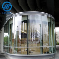 Verre trempé courbé de sécurité haute résistance pour façades de bâtiments architecturaux, murs et projets structurels