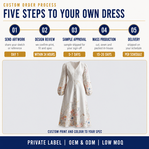 Abito Midi da Donna Personalizzato, Tinta Unita, Autunnale, Lavabile, Scollo a V, Maniche Lunghe, Bottoni Frontali, Finiture con Perline, Produttore OEM ODM - Product Image 6