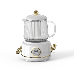 Bouilloire Électrique Sans Fil en Acier Inoxydable 1,2 L 220 V Anti-ébullition à Sec Ébullition Rapide Contrôle Numérique Isolation Thermique Rétro Domestique - Product Image 2