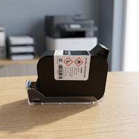 Cartucho de Tinta de Secado Rápido para Impresora de Inyección de Tinta Automática HP 2590 W3T10 de 12,7 mm, Alta Adhesión, Sin Encriptar, Nueva Etiqueta