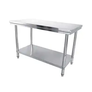 Werkplaatsverpakking Werktafel Commerciële Roestvrijstalen Keukenwerktafel Aanpassen