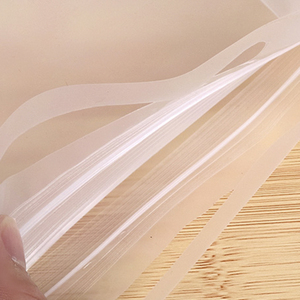 Bán Sỉ Túi Đóng Gói Thực Phẩm Có Khóa Kéo Có Tay Cầm Túi Đáy Phẳng Trong Suốt Cho Bột Đồ Ăn Vặt Hạt Ngũ Cốc Bánh Quy - Product Image 5