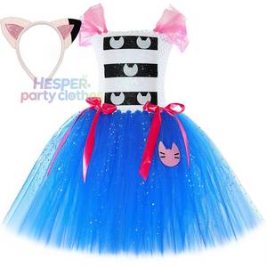 Disfraz de Gatita con Lentejuelas de Alta Calidad de HP para el Día del Niño, Disfraz de Cosplay de Gabby - Product Image 1
