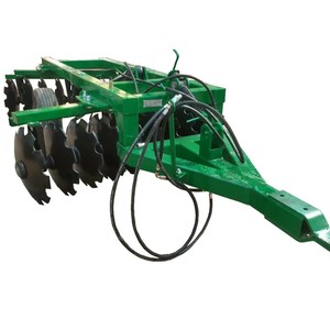 Disc Harrow Farm <b>Cultivator</b> Diesel Powered Red Heavy Duty For Soil Tilling And Weeding - Product Image 2