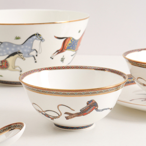 <span class=keywords><strong>Vajilla</strong></span> de Porcelana Fina Estilo Nórdico Inglés, Juego de <span class=keywords><strong>Vajilla</strong></span> de Cerámica Blanca con Borde Dorado, Ecológica, con Logotipo Personalizado - Product Image 1