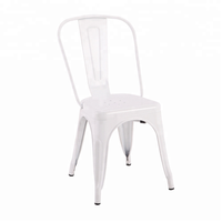 Chaise en métal Tolix de café de restaurant de fer empilable industriel vintage d'approvisionnement de la Chine