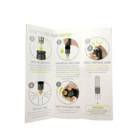 Flyers publicitaires personnalisés, brochures pliables pour entreprises, impression numérique recto-verso, papier d'art durable, logo personnalisé en relief