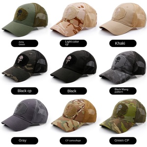 Promoción de Stock DFC01: Sombreros de Sol Transpirables con Malla Trasera, Varios Colores de Moda, Diseño de Camuflaje con Pico, con Logo de Esqueleto y Cierre Mágico - Product Image 5