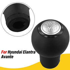 Car Gear <b>Knob</b> Black Plastic 5-Speed Ergonomic <b>Shift</b> <b>Knob</b> For Hyundai Elantra Avante - Product Image 4
