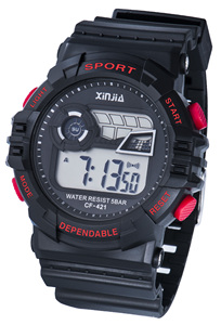 Cronometro sportivo impermeabile, orologio digitale da polso per ragazzi e bambini - Product Image 2